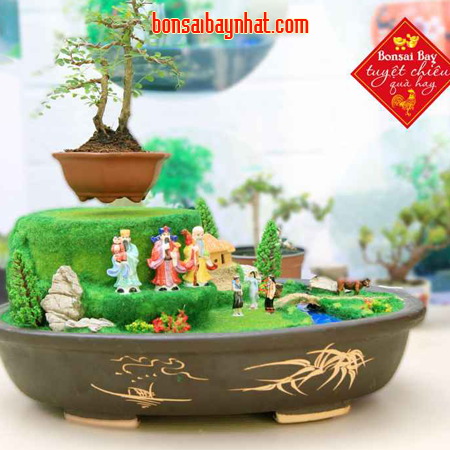 AB10- Bonsai bay- Phúc Lộc Thọ (nhỏ)