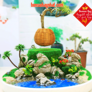 AB06- Bonsai bay- Tiểu cảnh sơn thủy